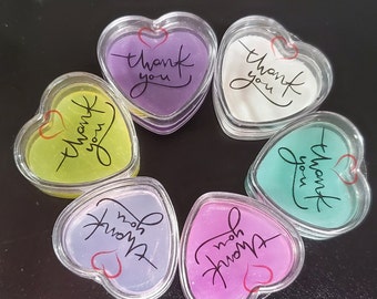 Heart Shaped Wax Container -Colored Wax Included -Wax for 5D Diamond Painting Drill Pens-Sticking Mud-Adhesive