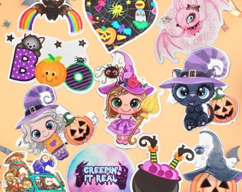 Halloween Themed Flatback Resin/Plastic 5D Diamond Painting Cover Minders / Needle Minders