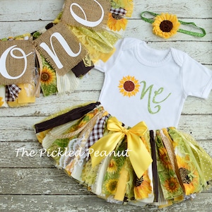 sunflower outfit baby