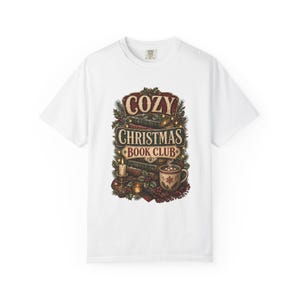 Camiseta acogedora para club de lectura navideño / Regalo para amantes de los libros, camiseta de lectura navideña, camiseta para lectores navideños imagen 11