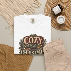 Camiseta acogedora para club de lectura navideño / Regalo para amantes de los libros, camiseta de lectura navideña, camiseta para lectores navideños imagen 12