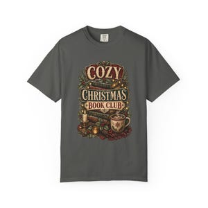 Camiseta acogedora para club de lectura navideño / Regalo para amantes de los libros, camiseta de lectura navideña, camiseta para lectores navideños imagen 8