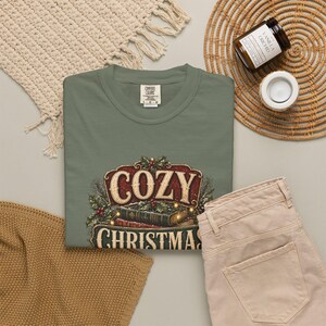 Camiseta acogedora para club de lectura navideño / Regalo para amantes de los libros, camiseta de lectura navideña, camiseta para lectores navideños imagen 6