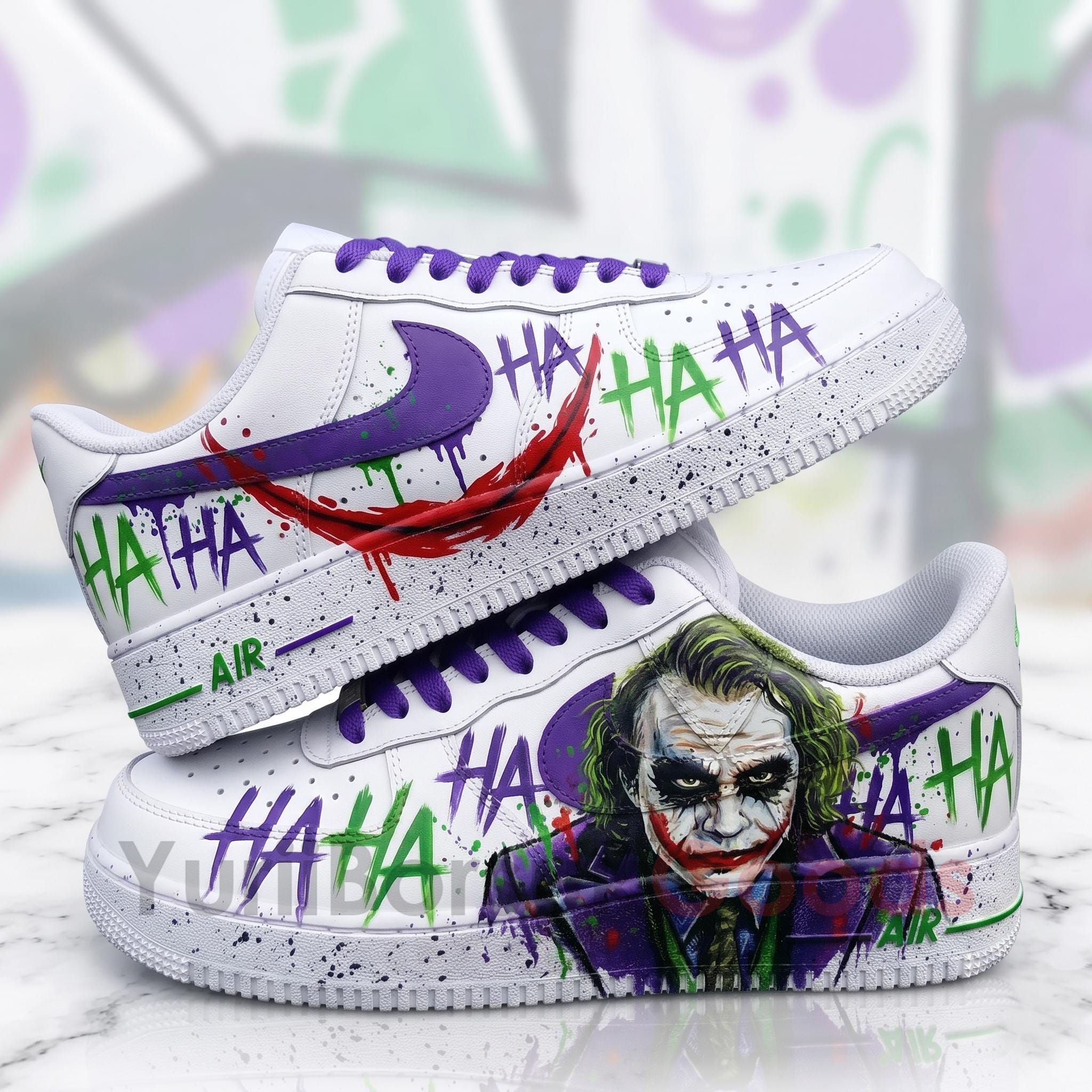Joker Air Force 1 - Etsy