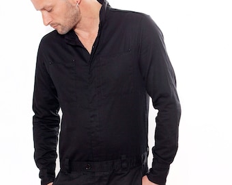 Black mens Jumpsuit
