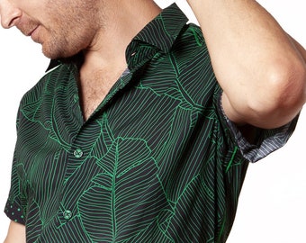 Green short sleeve - Banana Leaf - BAÏSAP