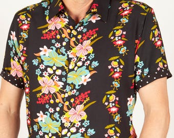 Striped floral shirt - Russian - BAÏSAP