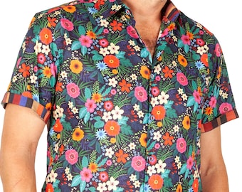 Chemise homme liberty - Fleurs des Champs - BAÏSAP