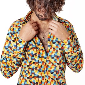 Geometric shirt - Vintage - BAÏSAP