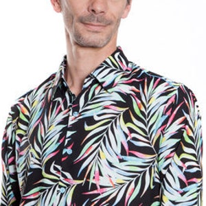 Hemd mit Palmen Herren - Bunte Palmen