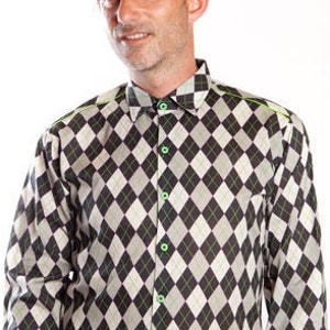 Argyle shirt - Jacquard