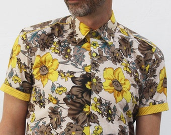 yellow floral shirts