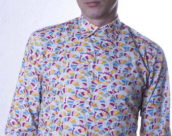 Camisa arco íris - Ola - BAÏSAP - talla S
