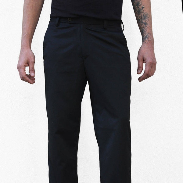 Pantalon casual noir - Serpent - taille L