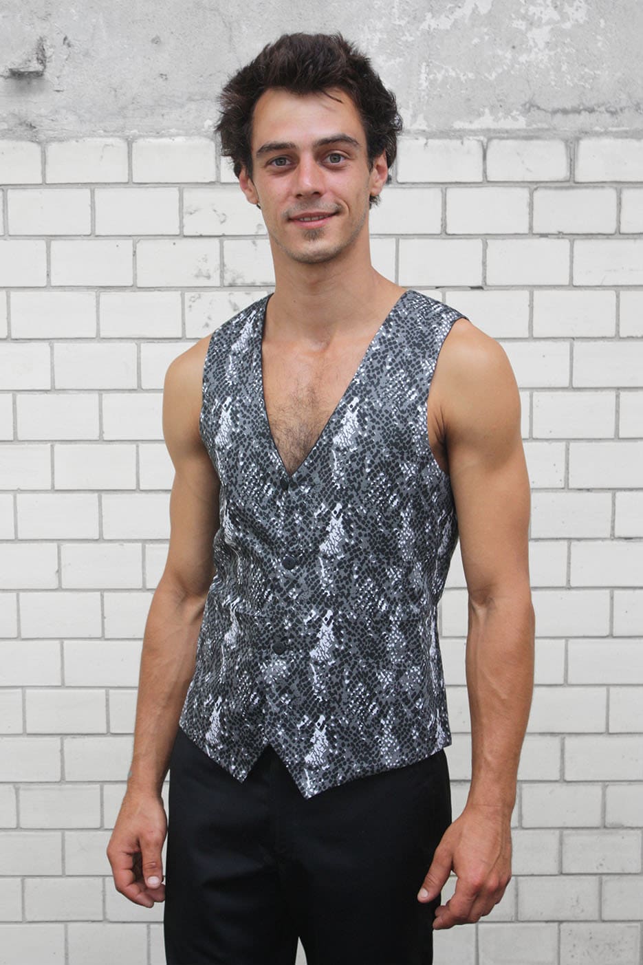 Snake skin shop vest
