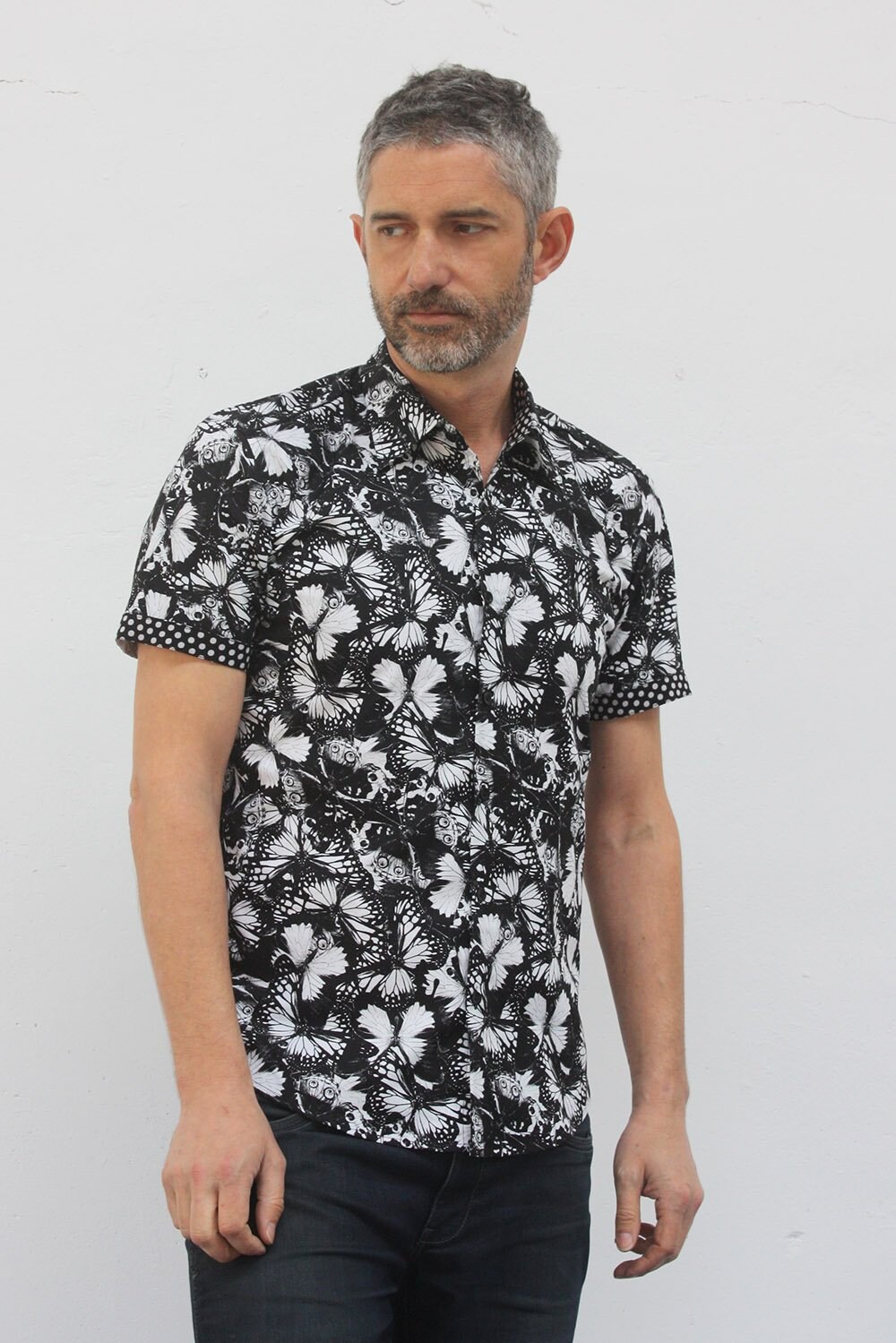 Butterfly Shirts for Men Short Sleeve 