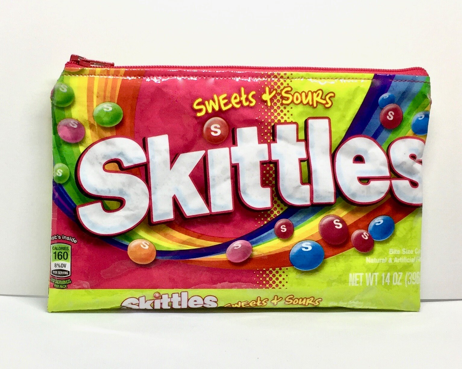 Download New Skittles Candy Wrapper Recycled Zippered Bag/Pouch | Etsy