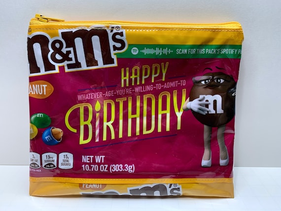 NEW 2021 M&ms Happy Birthday Candy Wrapper With Novelty 