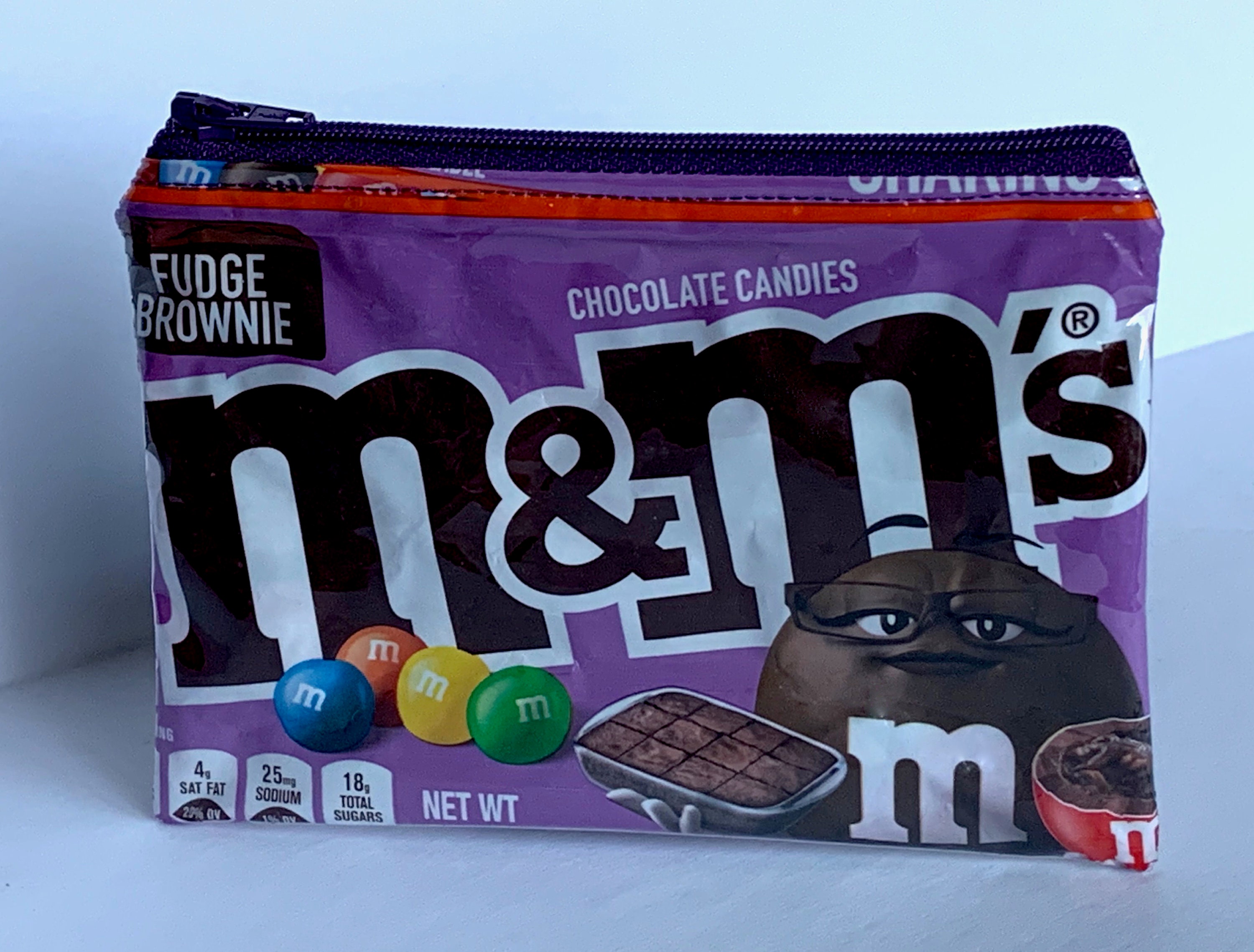 Brand New M&ms Fudge Brownie Candy Wrapper Up-cycled -  Israel