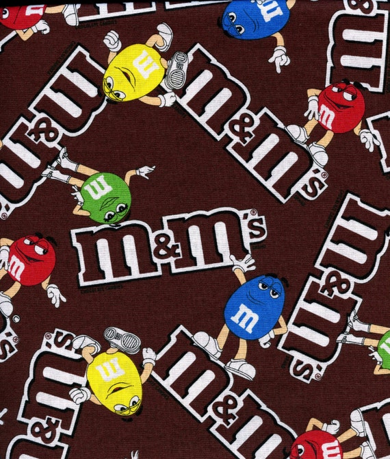 M&ms Dark Chocolate Candy Wrapper Up-cycled Zippered 