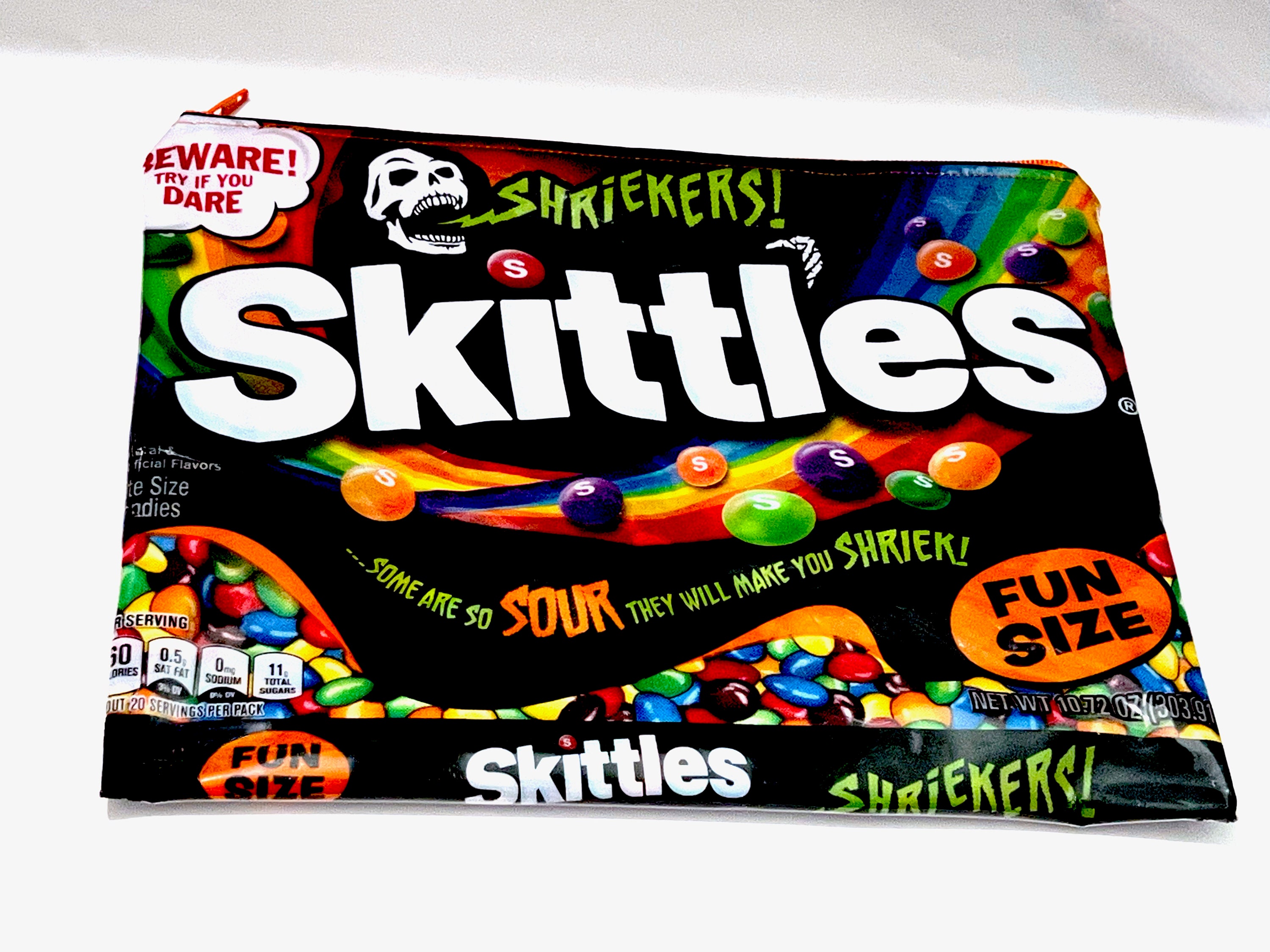 New Rare! Skittles Shriekers! Fun Size Candy Wrapper
