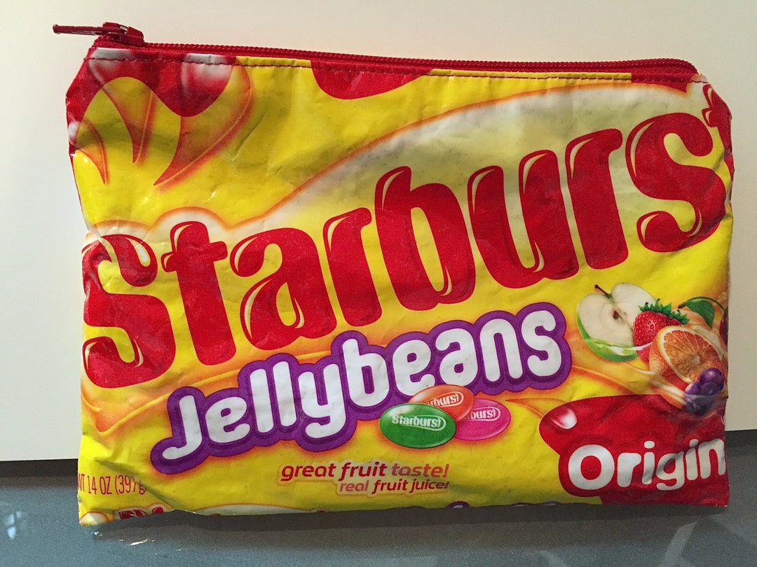 Starburst Jelly Beans Candy Wrapper Upcycled Zippered Etsy
