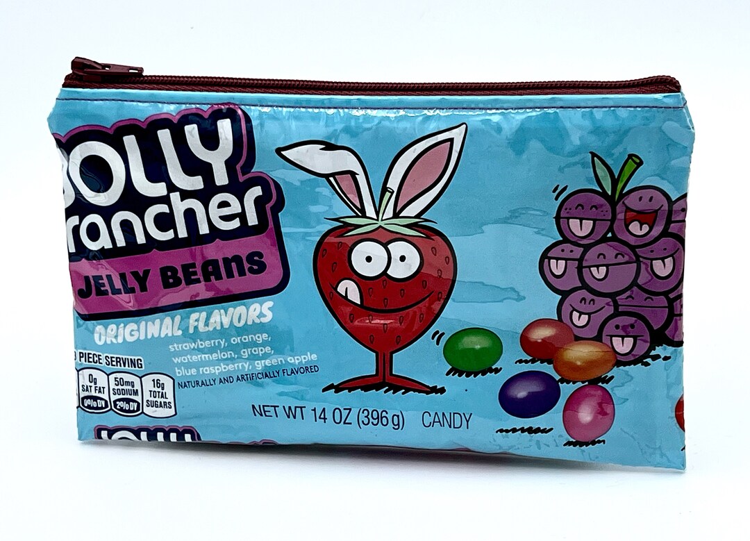Jolly Rancher Jelly Beans Candy Wrapper Upcycled Zippered Bag/pouch Etsy
