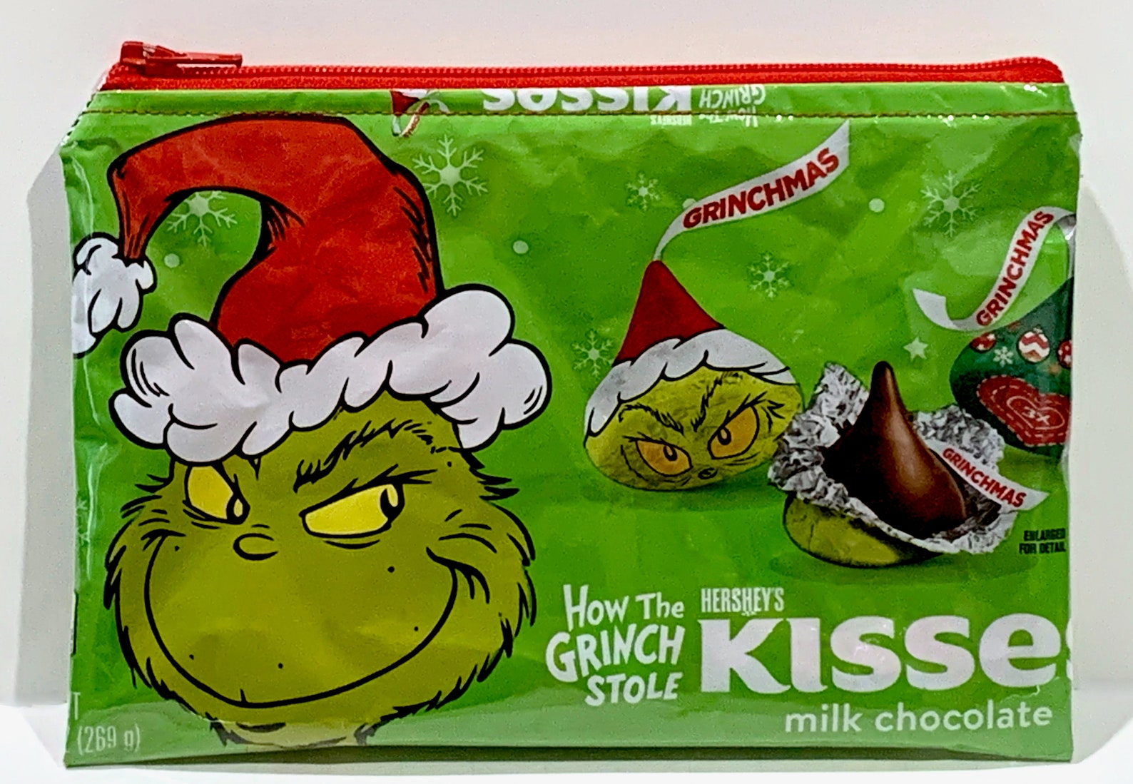 2021 Design Hersheys Kisses Grinch Candy Wrapper Upcycled Etsy UK