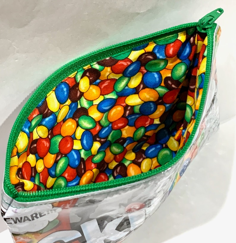 New Rare Skittles Zombie Candy Wrapper Recycled Zippered ...