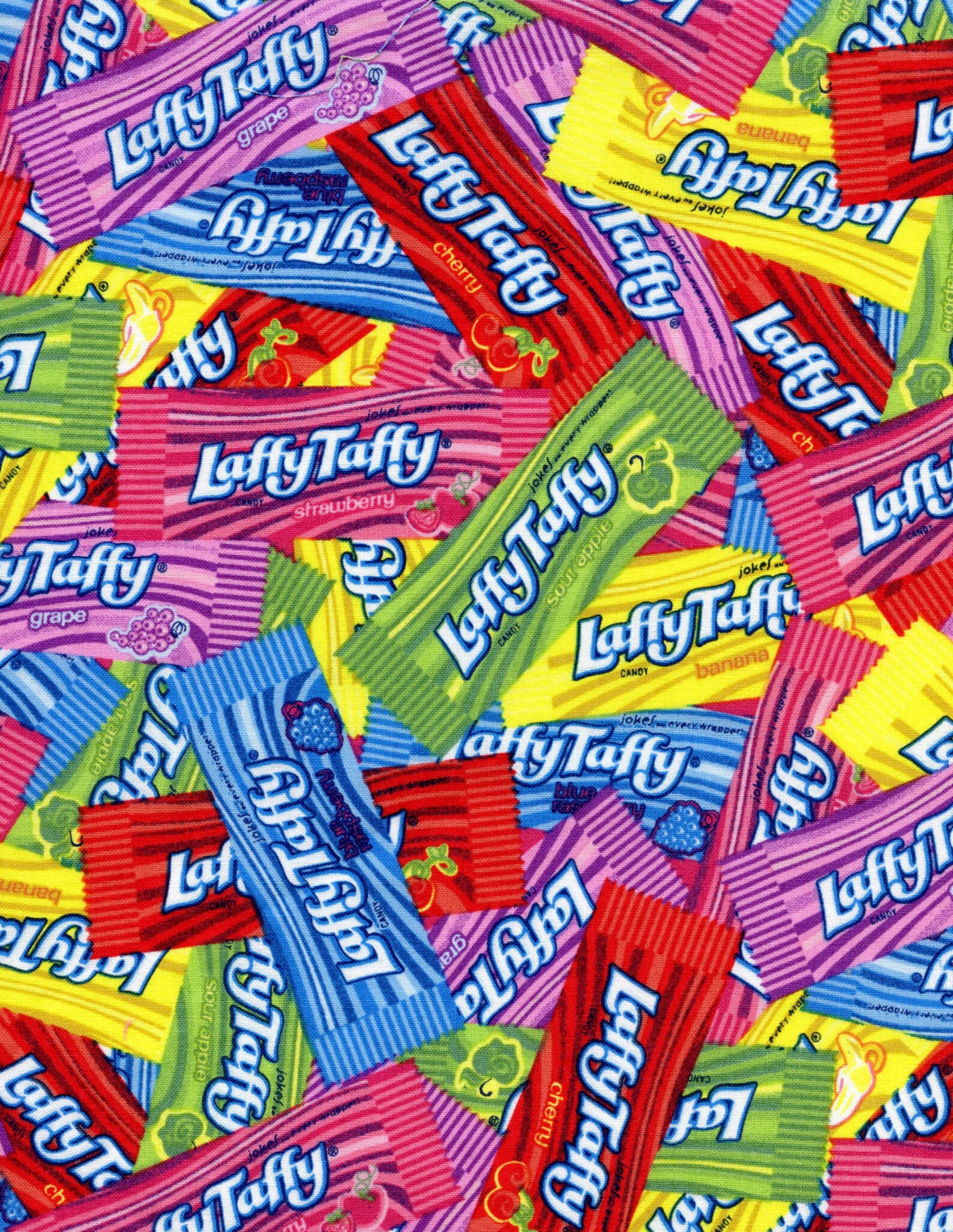 Small Laffy Taffy Candy Wrapper Upcycled Zippered Bag/Pouch Etsy