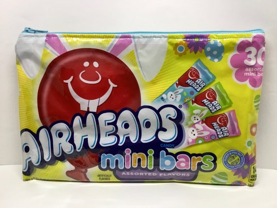 Download Air Heads Easter Candy Wrapper Up Cycled Zippered Bag Pouch Etsy