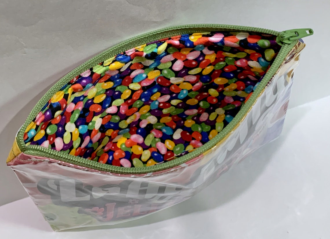 Laffy Taffy Jelly Beans Wrapper Upcycled Zippered Bag/pouch Etsy