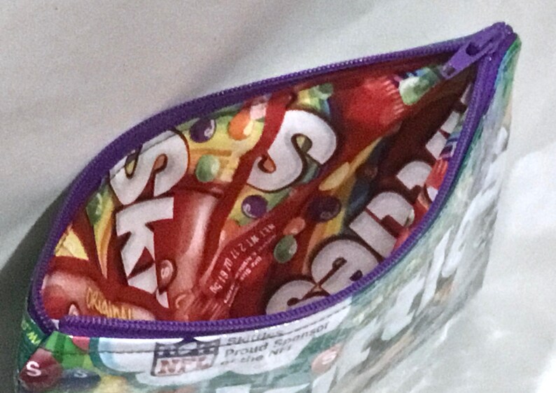 Download New Skittles Trick Plays Candy Wrapper Recycled Zippered | Etsy