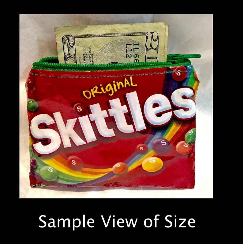 Download New Skittles Coin Purse Up-cycled Candy Wrapper | Etsy