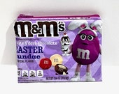 NEW! M&M’s Easter Sundae Candy Wrapper Up-cycled Zippered Bag/Pouch