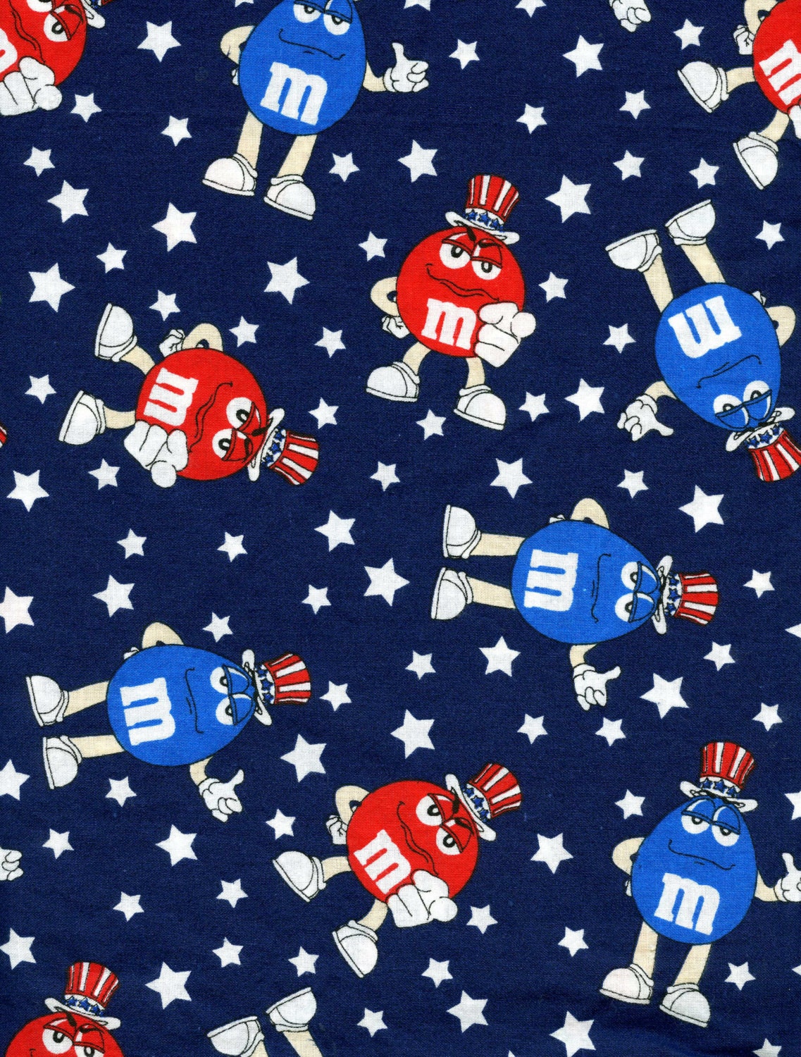 M&m's Red, White and Blue Crispy Smores Candy Wrapper Up
