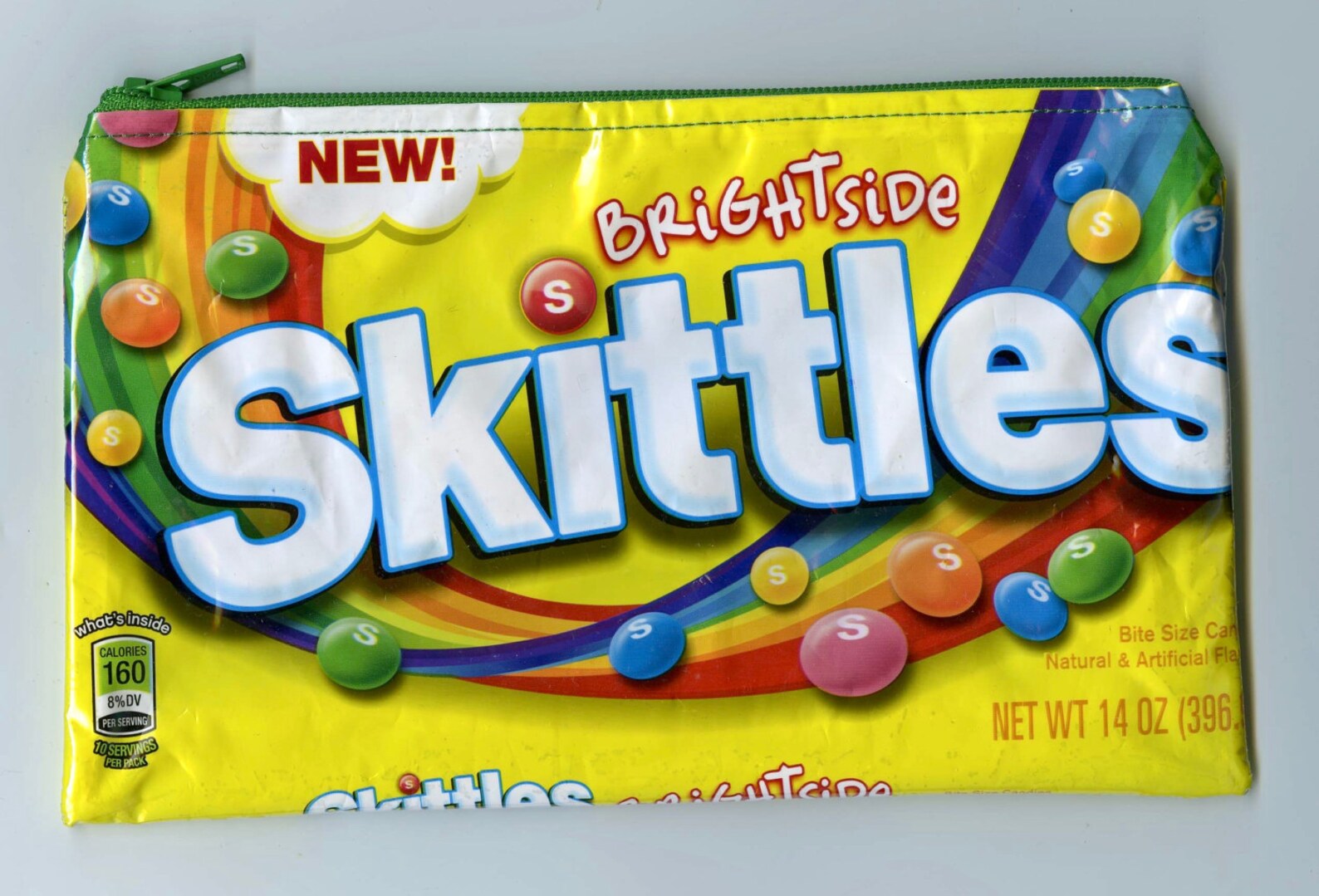 New Skittles Brightside Candy Wrapper Recycled Zippered Etsy