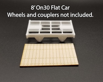 On30 2 Axle Flat Car Kit