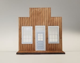 O Scale (1:48) Wood Western Building Flat Kit