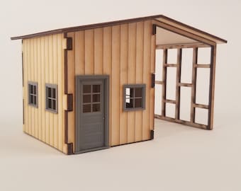 O Scale Half Shed