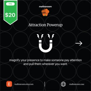 Attraction Powerup: 3 PNG Posters, Powersteps (Digital Download)