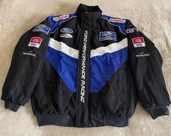 Giacca da corsa/bomber Ford Performance vintage blu scuro/blu taglia M, L, XL, XXL disponibile