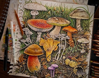 So Mushroom Print