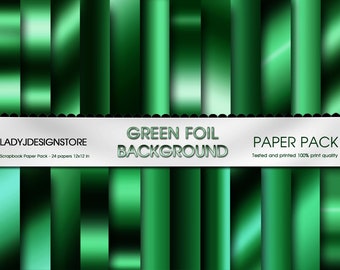 Green Gradient, Green Digital Paper, green digital foil, metallic background, golden ombre, green, emerald, green texture, st patrick's day