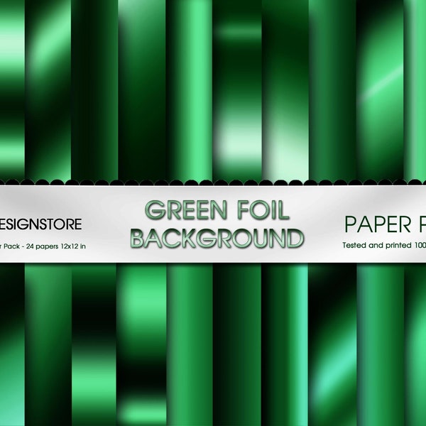 Green Gradient, Green Digital Paper, green digital foil, metallic background, golden ombre, green, emerald, green texture, st patrick's day