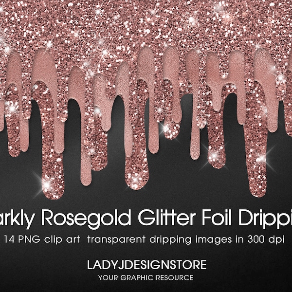 Sparkly Rose Gold Glitter Foil Dripping sparkle foil drippings rose gold drippings rose gold glam drippings png transparent gold dripping