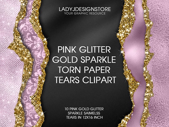 Jeffree Star Cosmetics Logo Glitter Tissue Paper, Pink Papercraft