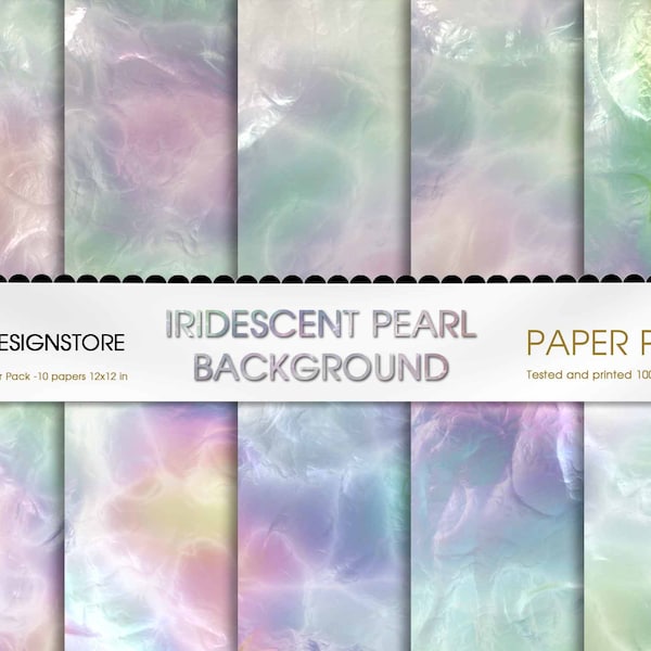 Iridescent Unicorn Pearl digital paper, seamless pearl textures, pearl, foil, metallic,shimmer, glam, scrapbook paper, digital paper, pastel