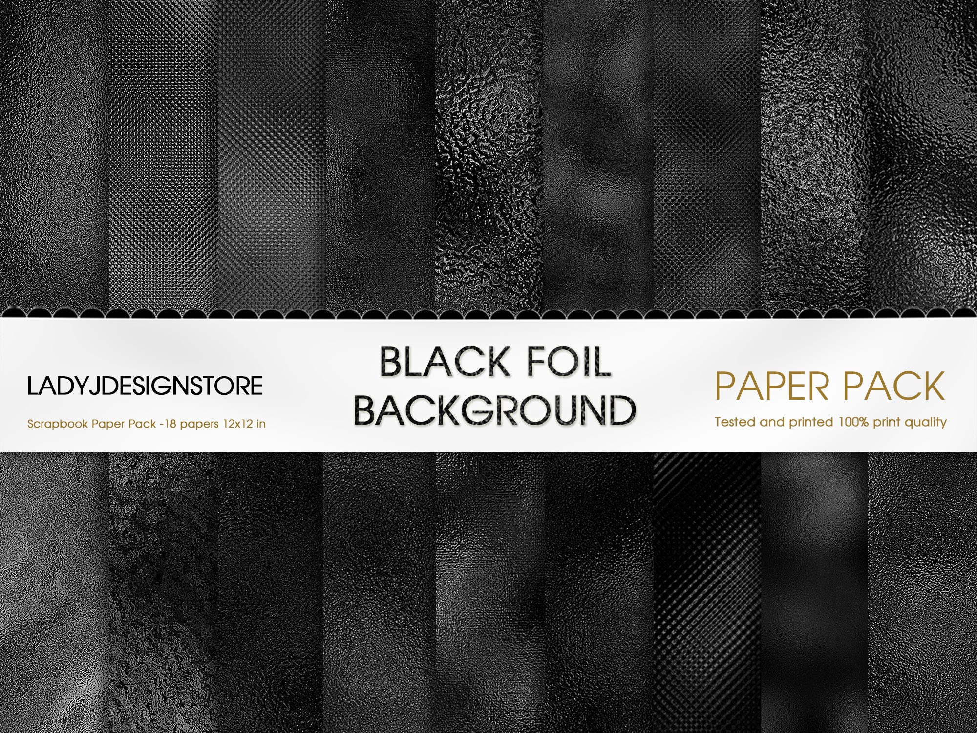 Black Foil Background Black Digital Foil Paper Black Digital - Etsy UK