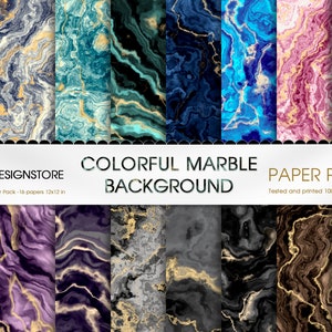 Colorful Marble Digital Seamless Paper, digital marble, gold marble textures, marble digital paper, marble backgrounds, scrapbooking